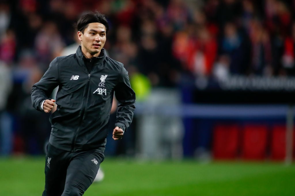 Takumi Minamino is yet to start in the Premier League.