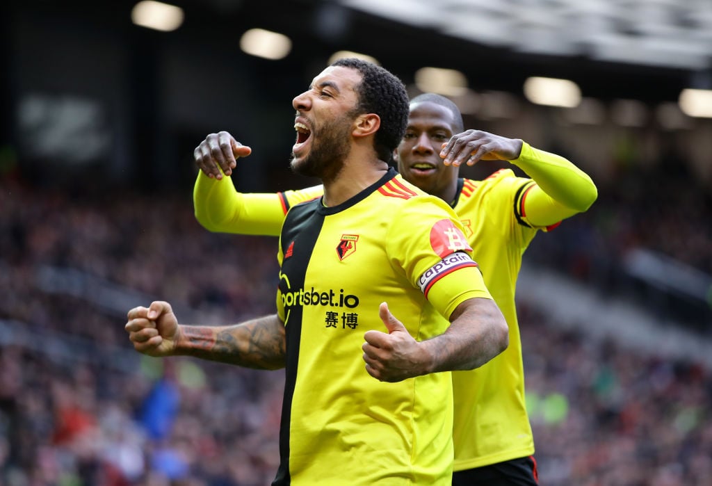 Troy Deeney has joked about facing Liverpool on Saturday.