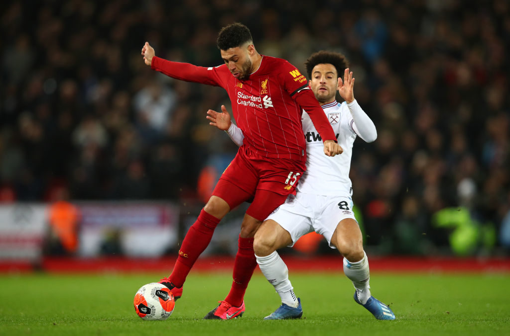 Oxlade-Chamberlain came off the bench against West Ham.