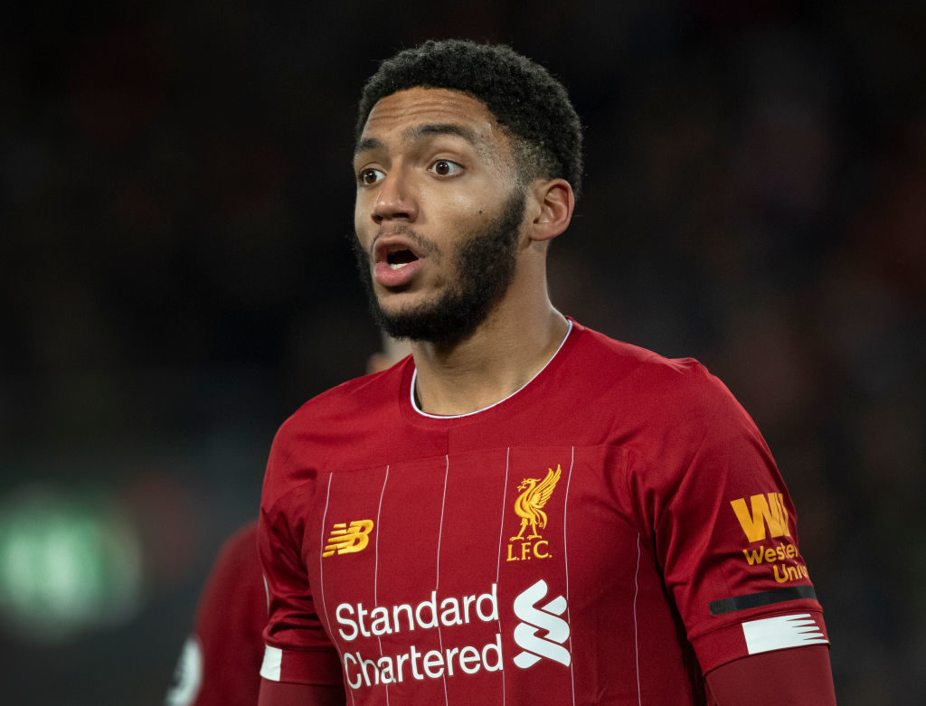 Joe Gomez missed the game through precaution.