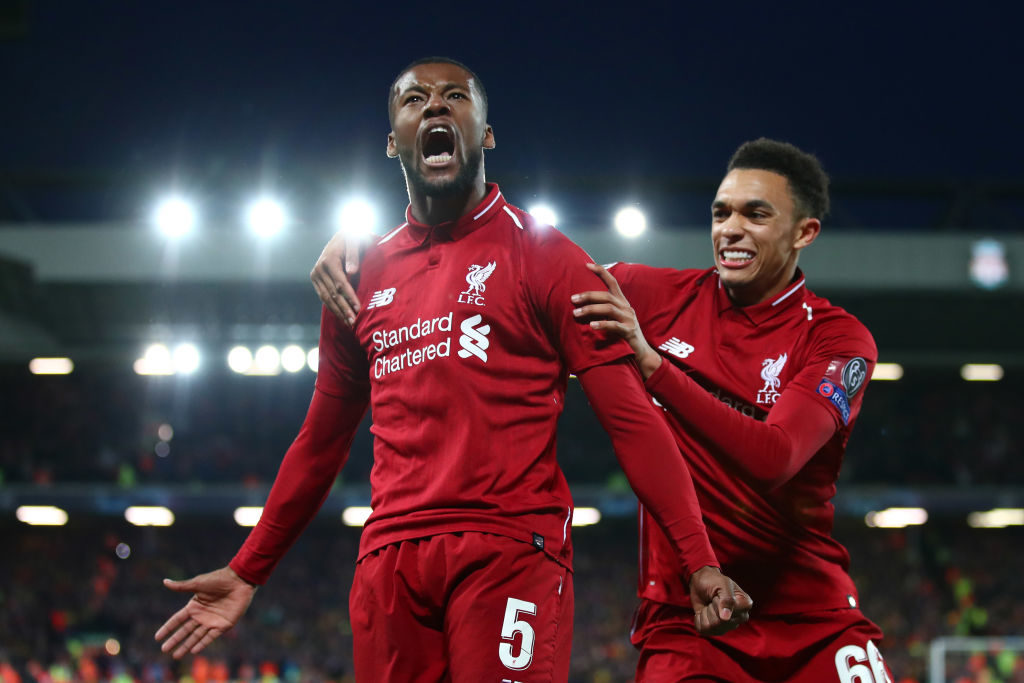 Gini Wijnaldum is a key part of the Liverpool team.
