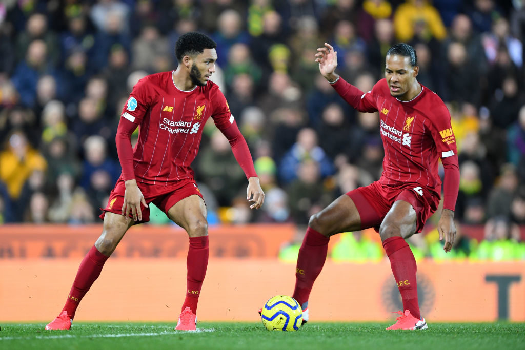 Joe Gomez and Virgil van Dijk have been brilliant.