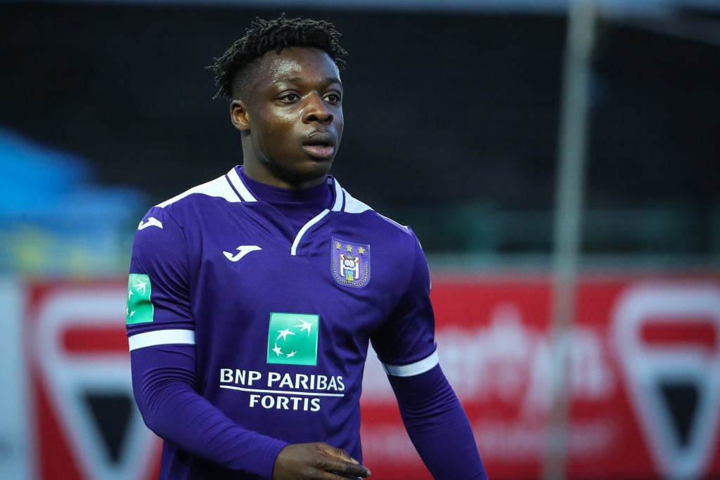 Jeremy Doku is playing his first senior season with Anderlecht.