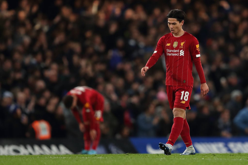Takumi Minamino is yet to start a Premier League match.