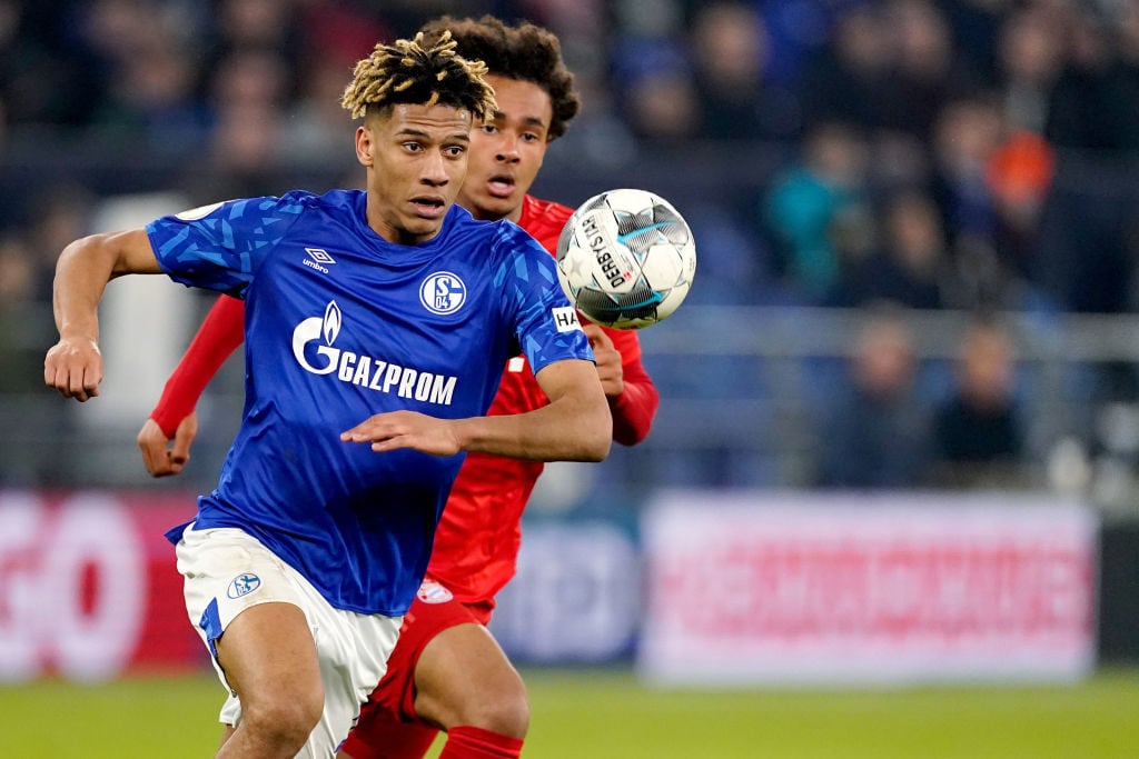 Jean-Clair Todibo in action for Schalke.