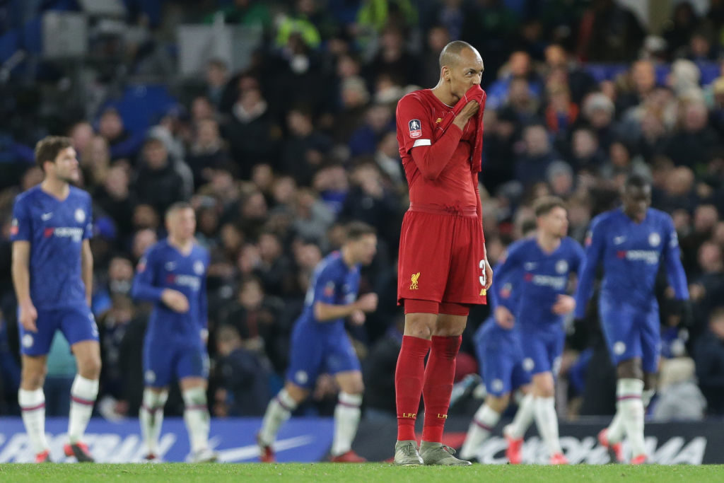 Fabinho struggled against Chelsea.