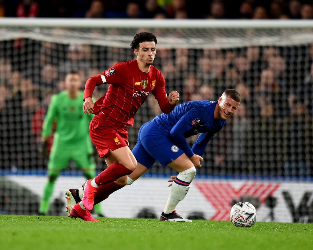 Curtis Jones was a little lost against Chelsea.