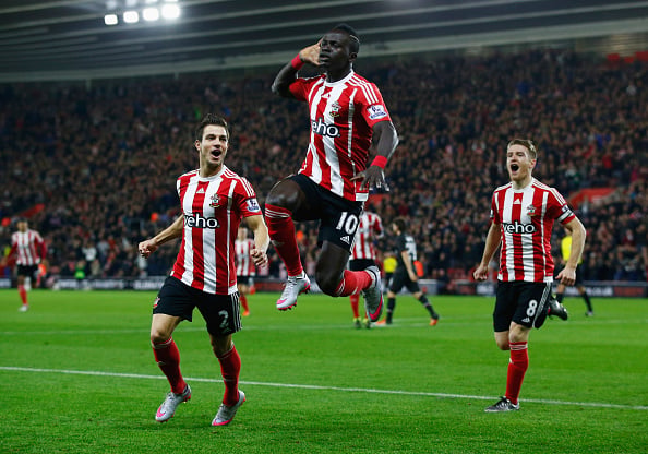 Sadio Mane starred for Southampton before joining Liverpool.