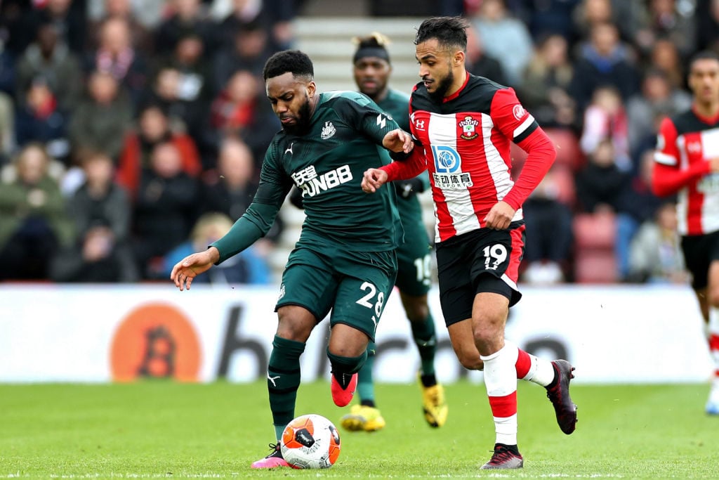 Danny Rose on loan at Newcastle United.