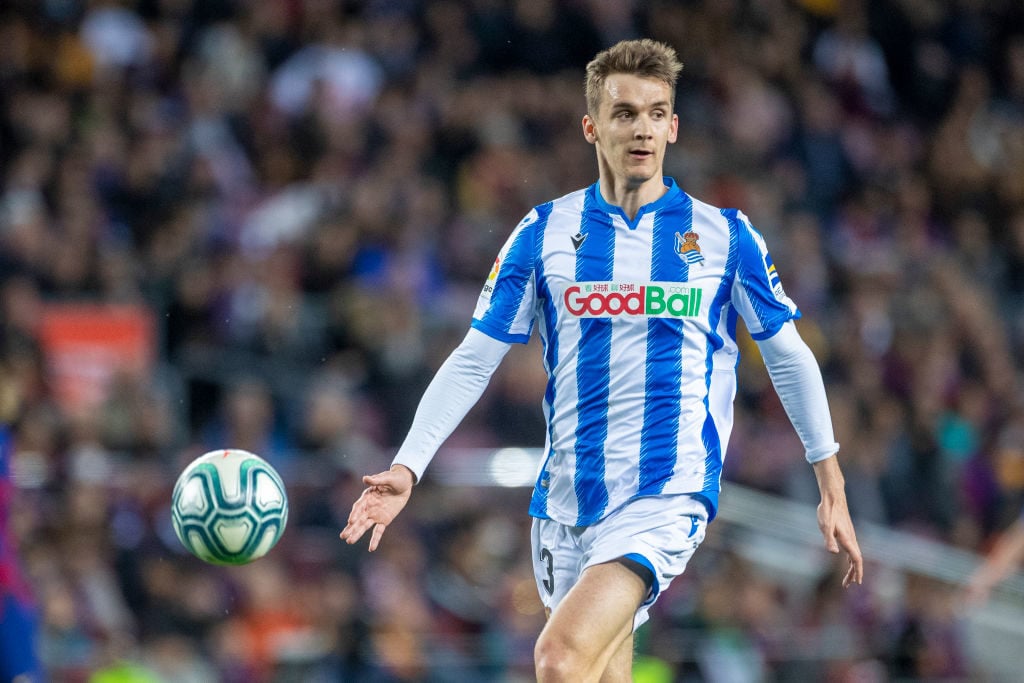 Diego Llorente in action for Real Sociedad.