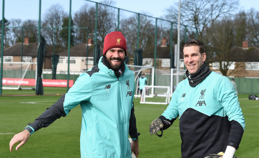 Adrian has struggled to get in ahead of Alisson.