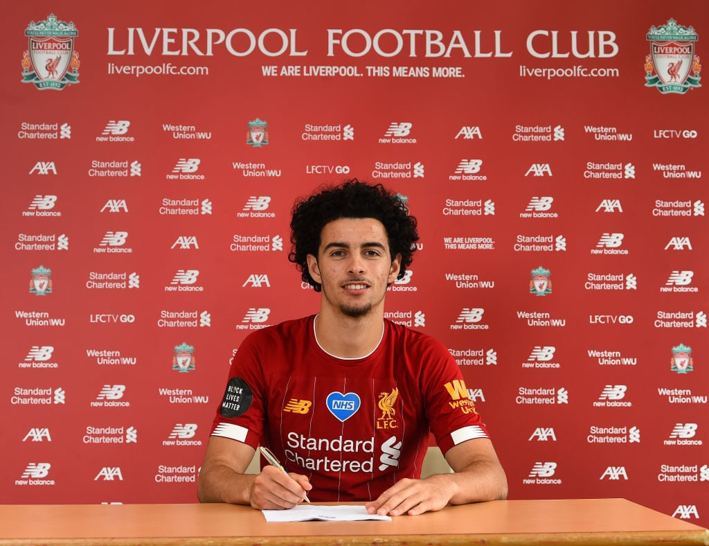 Curtis Jones signed a new contract this week.