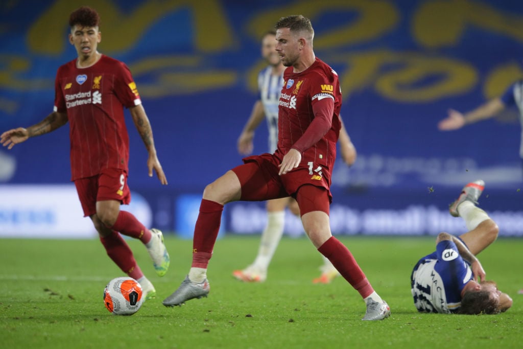 Jordan Henderson v Brighton.