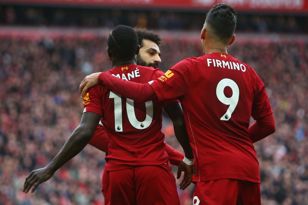 Sadio Mane edged ahead of Luis Suarez into the top 20 all time Liverpool goal scorers.