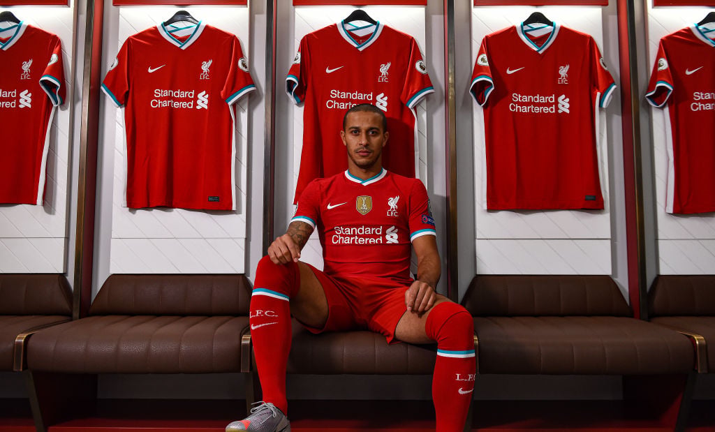 Liverpool Unveil New Signing Thiago Alcantara