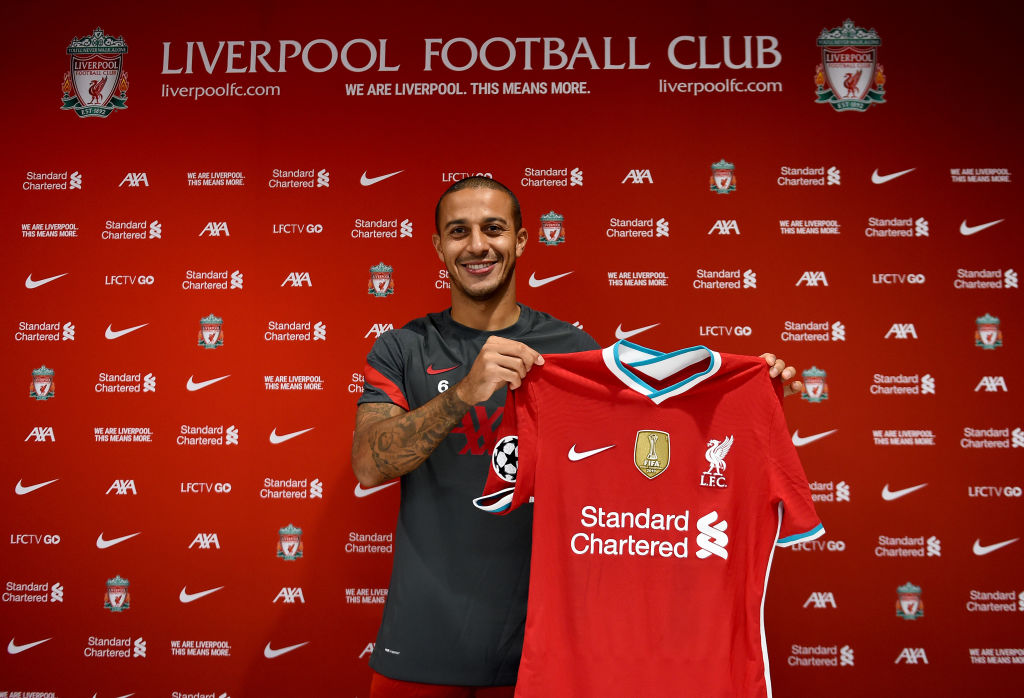 Liverpool Unveil New Signing Thiago Alcantara