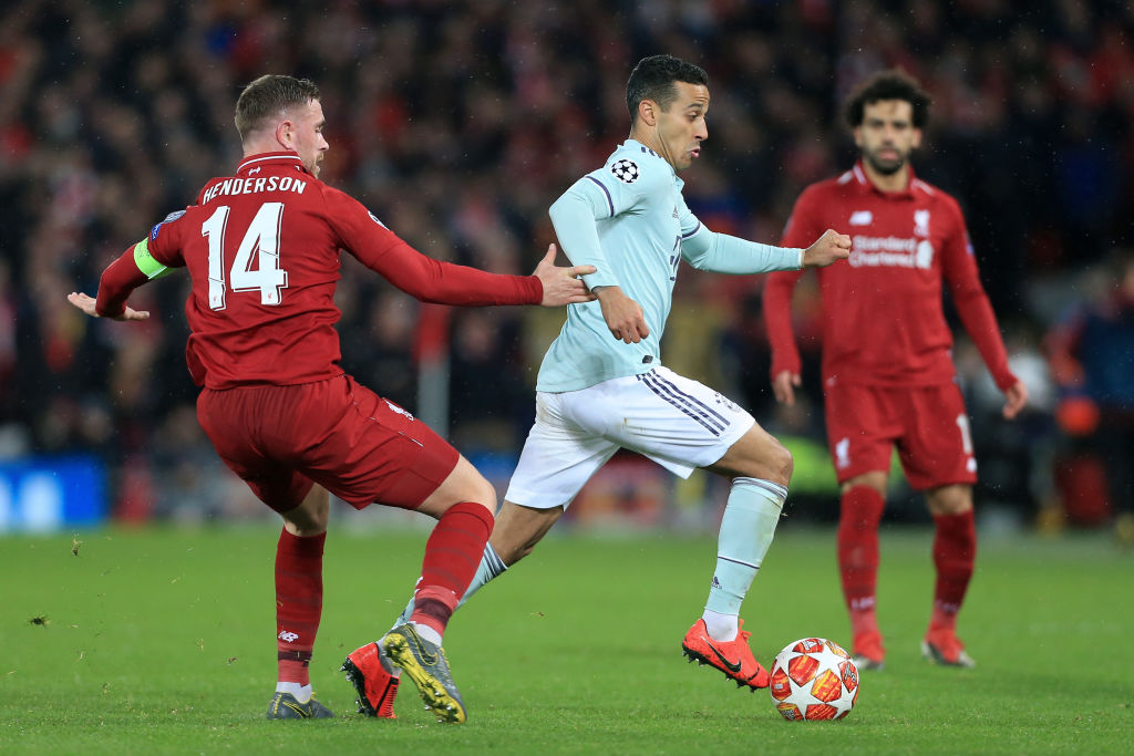 Liverpool v FC Bayern Muenchen - UEFA Champions League Round of 16: First Leg