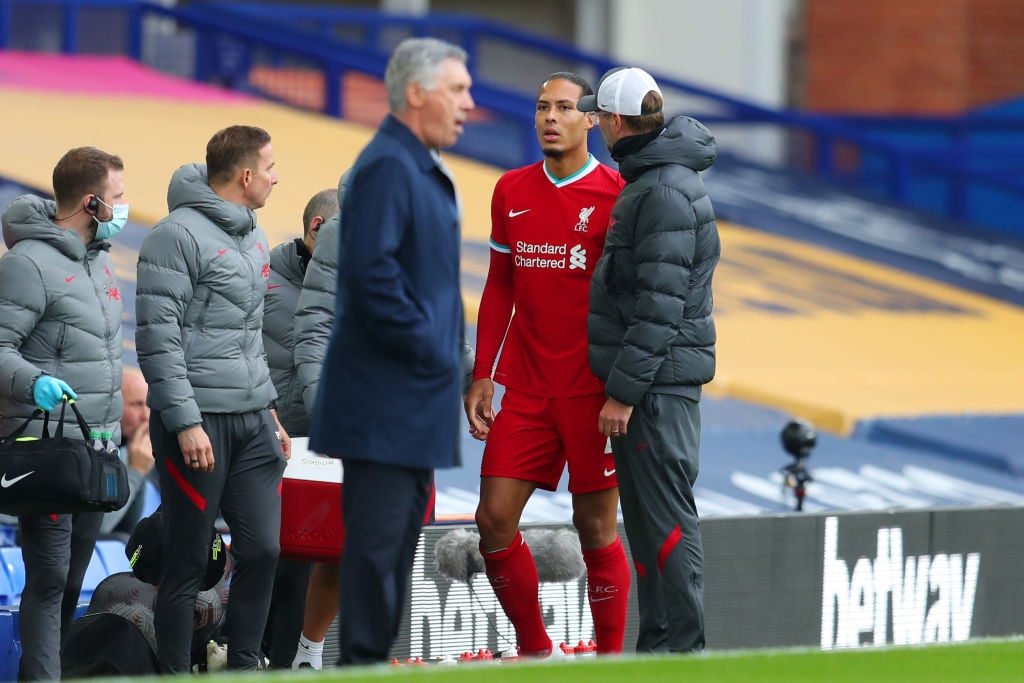 Everton v Liverpool - Premier League - Virgil van Dijk