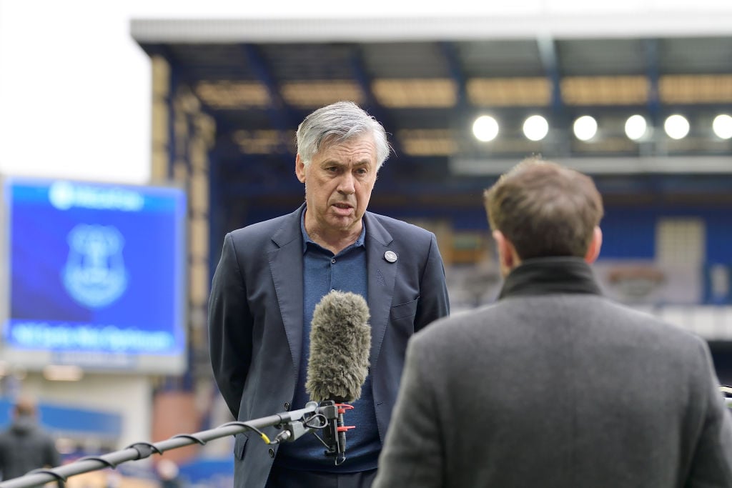 Carlo Ancelotti has spoken about the horror tackle on Virgil van Dijk.