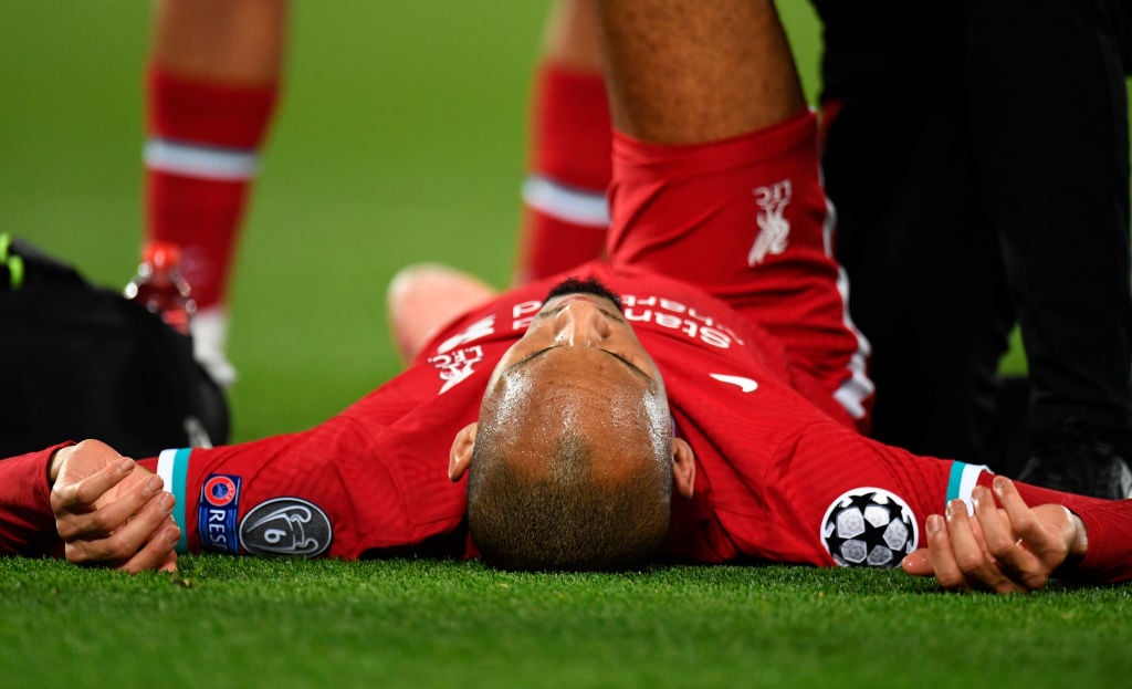 The Mirror has reported a Fabinho injury update