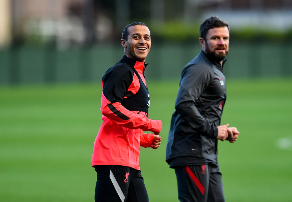 Thiago returning to fitness could come at the perfect time in light of the Trent Alexander-Arnold injury