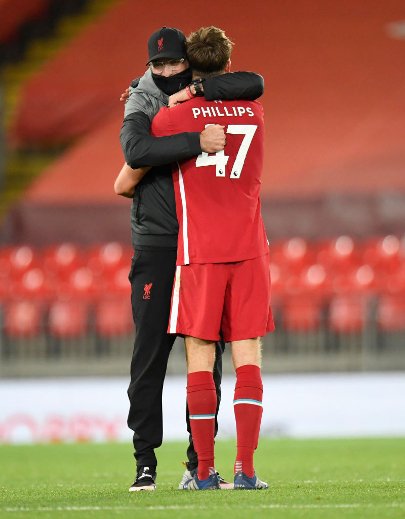 Liverpool fans have been raving over Nat Phillips after his debut.