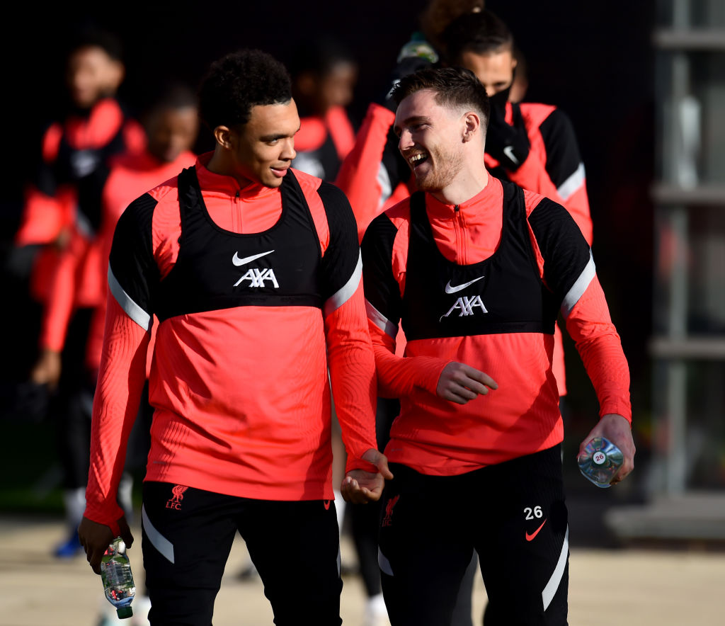 Trent Alexander-Arnold and Andy Robertson are set to face off in the Euros.