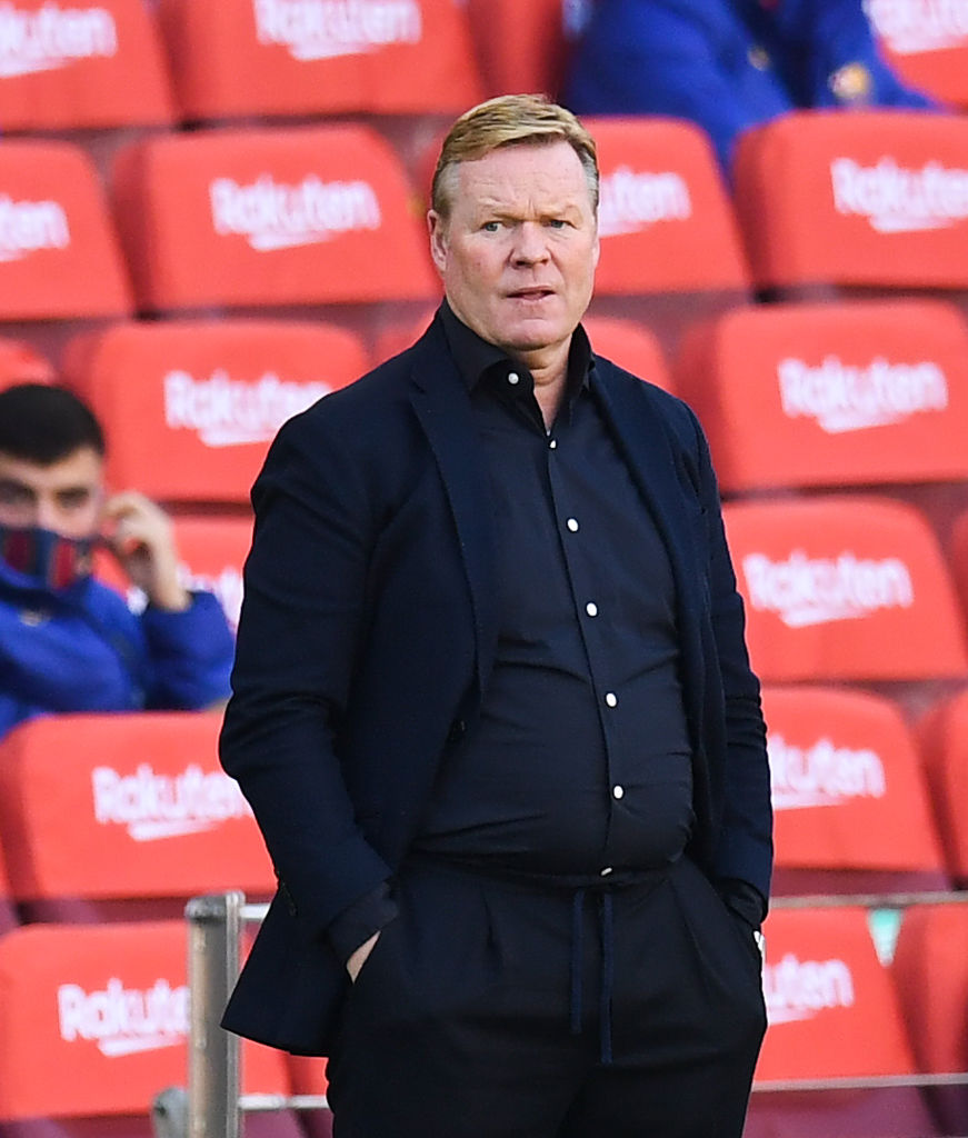 Liverpool could keep Gini Wijnaldum because Ronald Koeman is under such pressure at Barcelona.