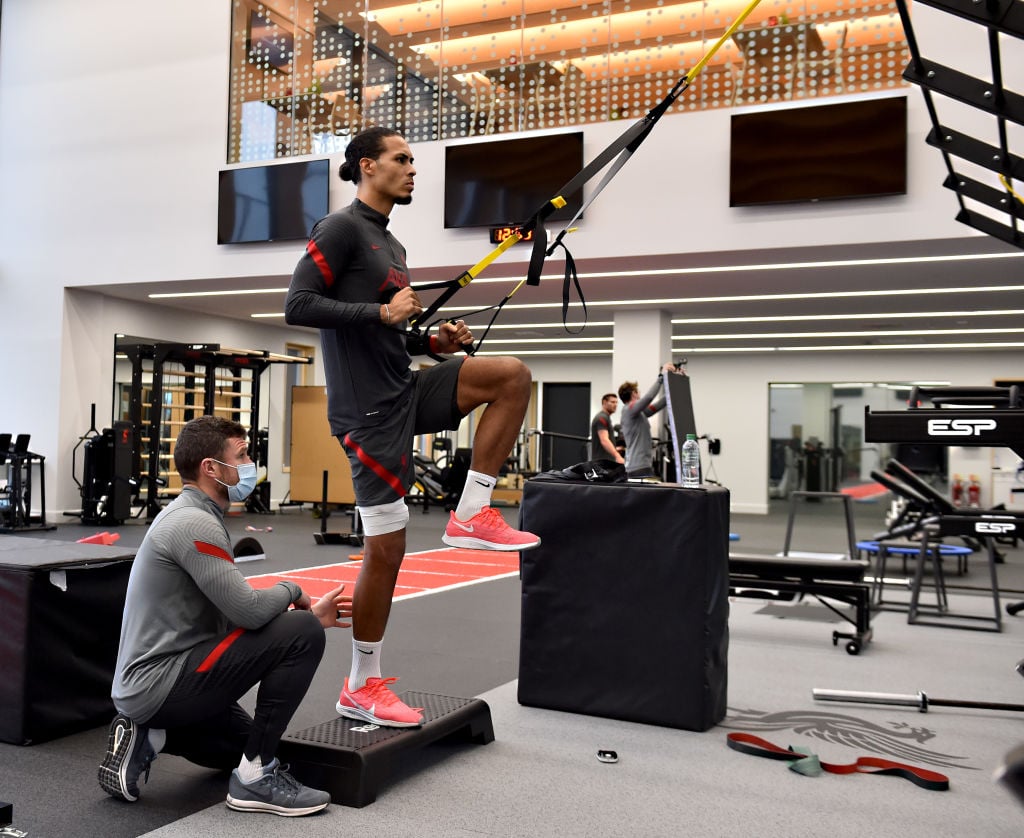 Liverpool fans have been in awe of Virgil van Dijk after he posted an injury update