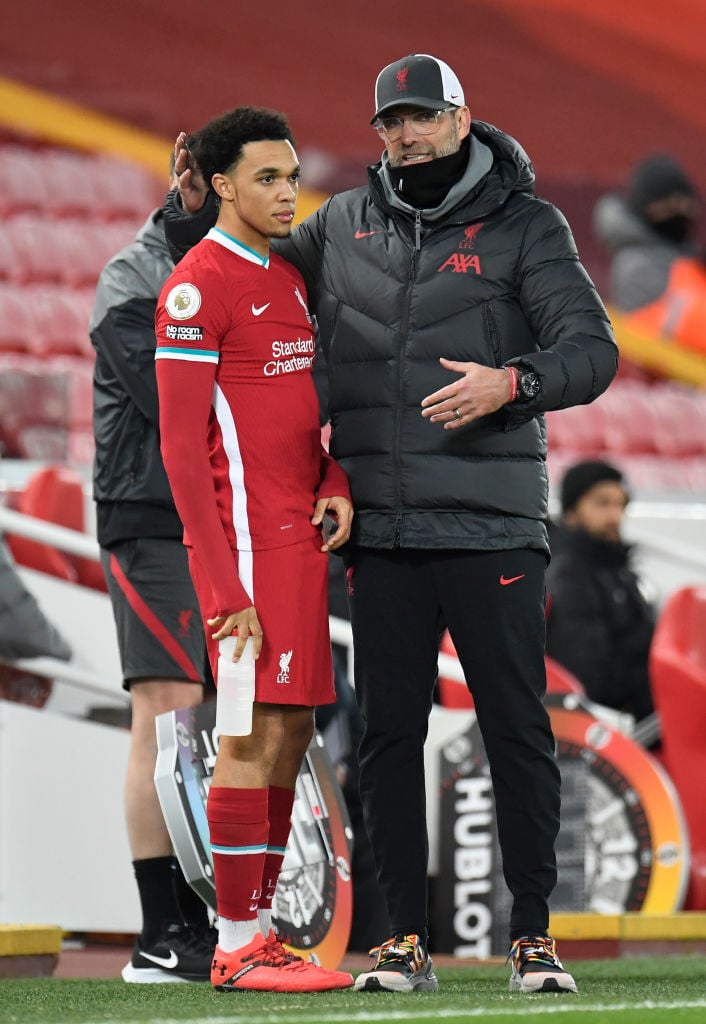 Liverpool fans have been made up with Trent Alexander-Arnold against Wolves.