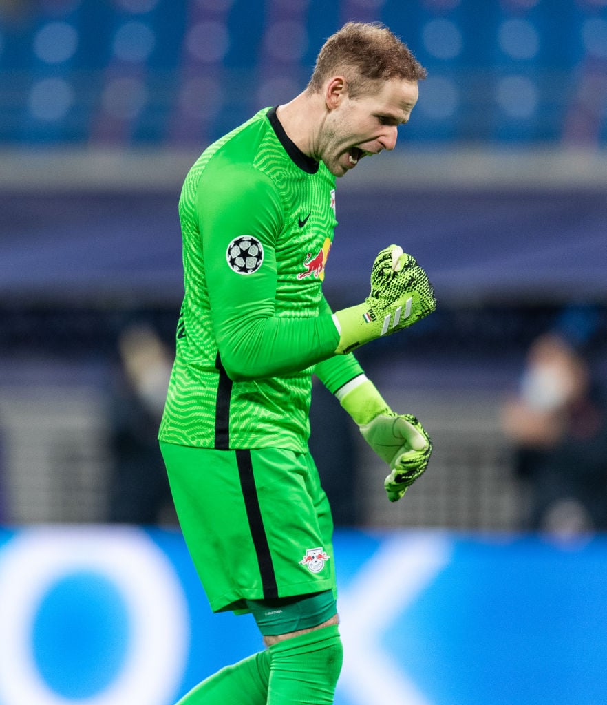 Liverpool fans have celebrated Peter Gulacsi helping Leipzig knock Man United out of the Champions League.