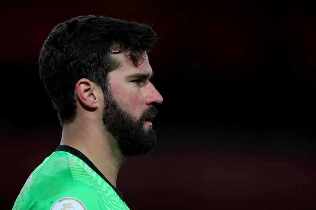 Jamie Carragher heaped praise on Alisson Becker for his saves against Man United