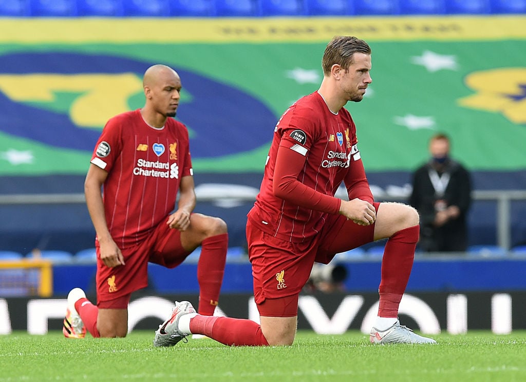 Fabinho and Jordan Henderson should remain at centre back.