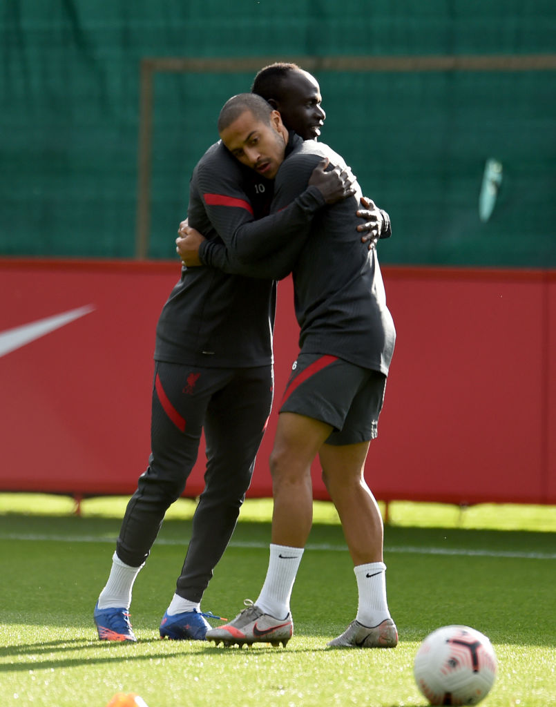 Sadio Mane has heaped praise on Thiago Alcantara