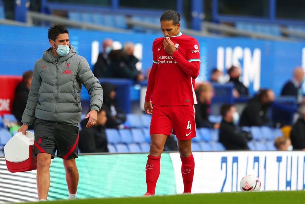 Liverpool fans have reacted to a Virgil van Dijk injury update