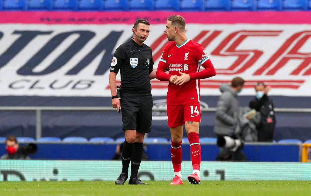 Liverpool fans have reacted to Michael Oliver finally admitting he made a mistake in the game