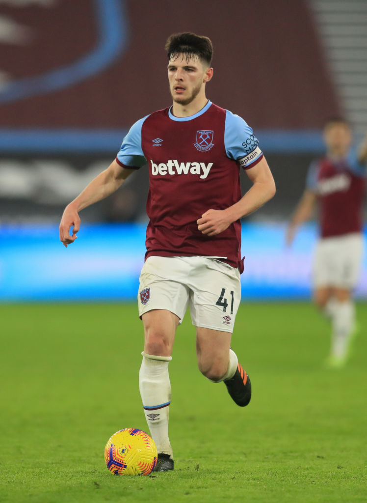 West Ham are confident Liverpool target Declan Rice is no longer wanted by Chelsea