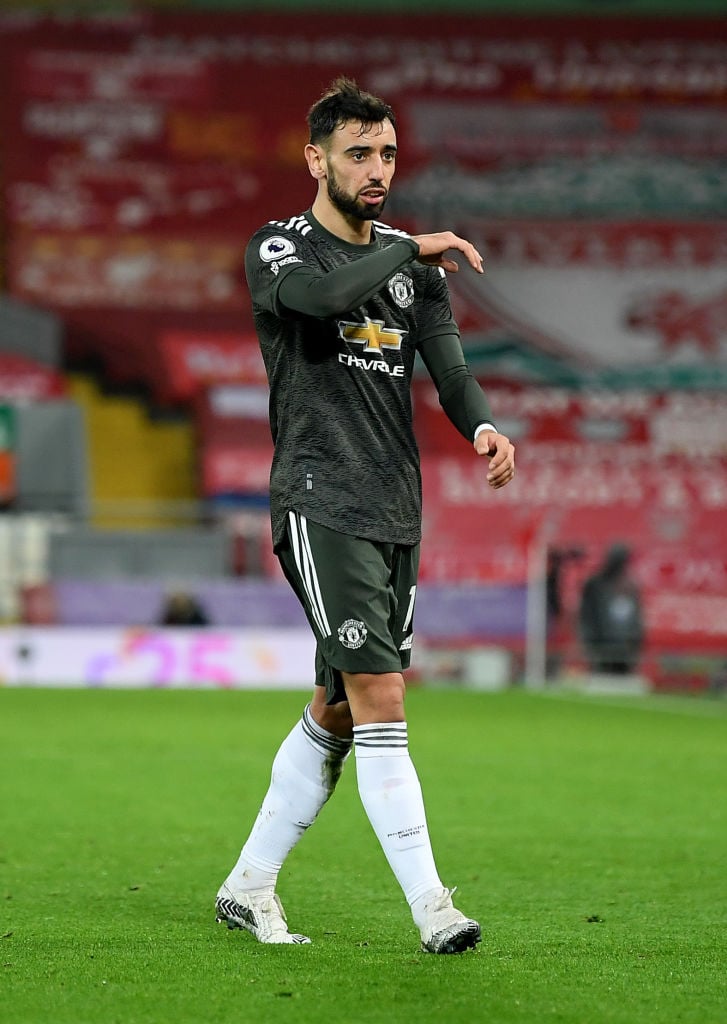 Liverpool forced Bruno Fernandes into a poor performance