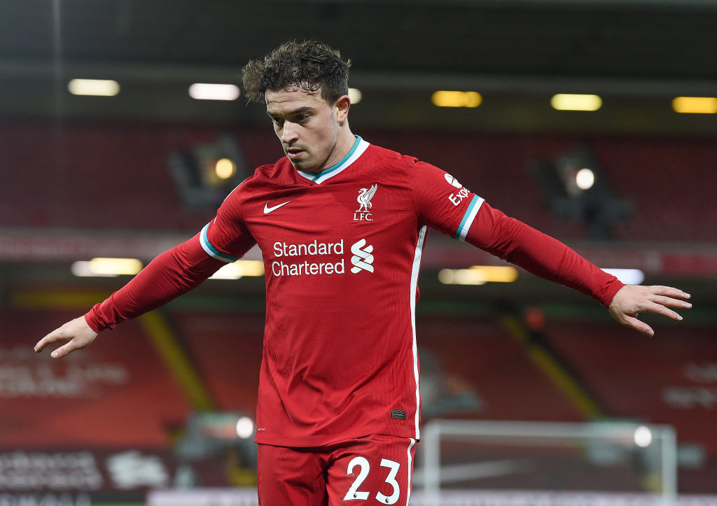 Jürgen Klopp has heaped praise on Xherdan Shaqiri.