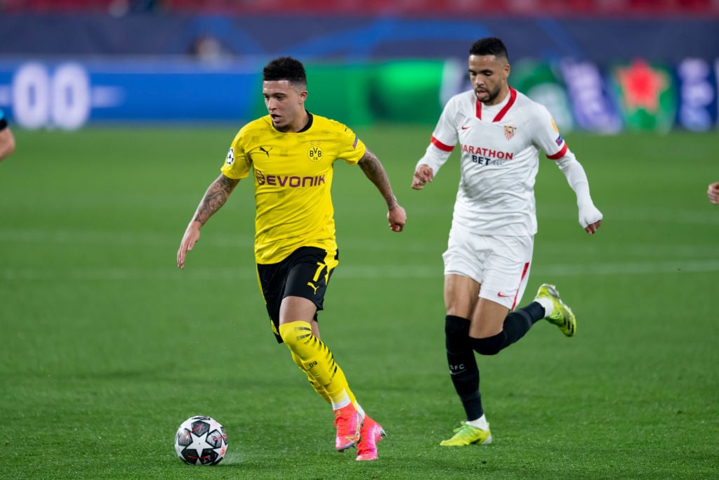 Sevilla FC v Borussia Dortmund - UEFA Champions League Round Of 16 Leg One