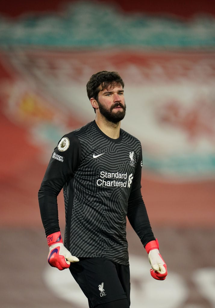 Jürgen Klopp has defended Alisson Becker after his calamitous performance against Man City.