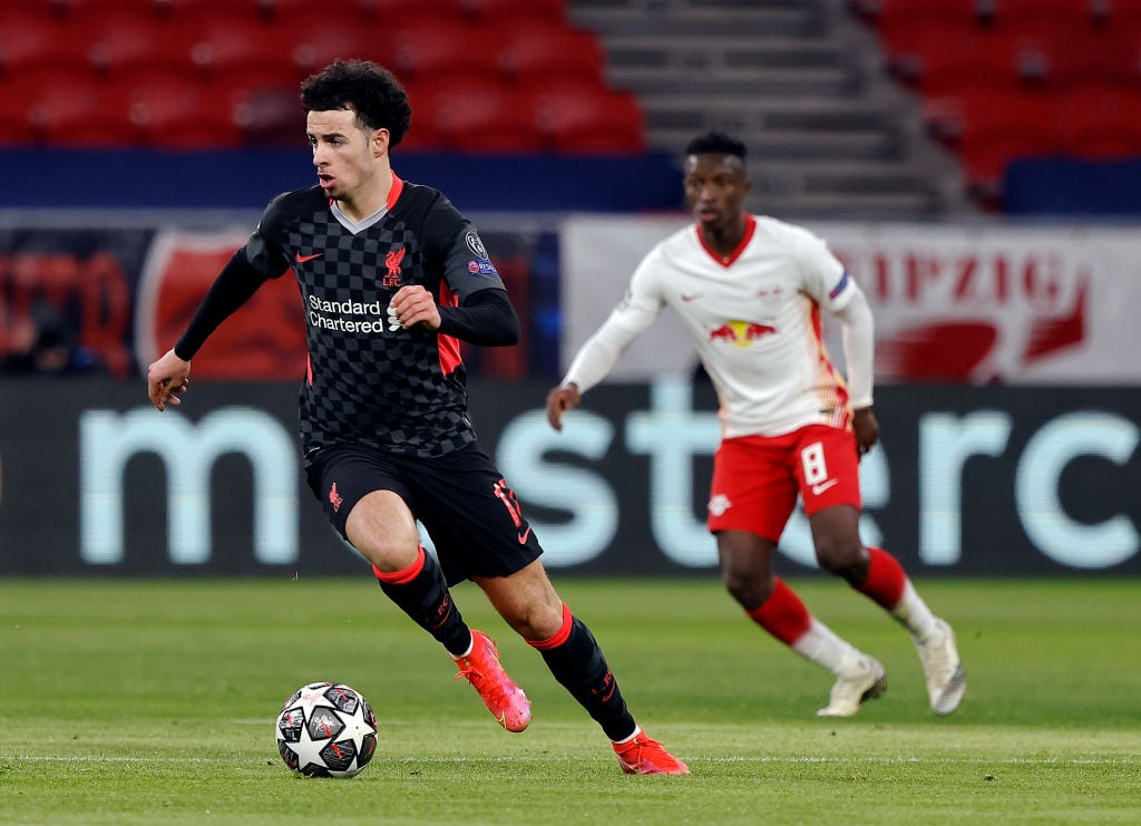 RB Leipzig v Liverpool FC  - UEFA Champions League Round Of 16 Leg One