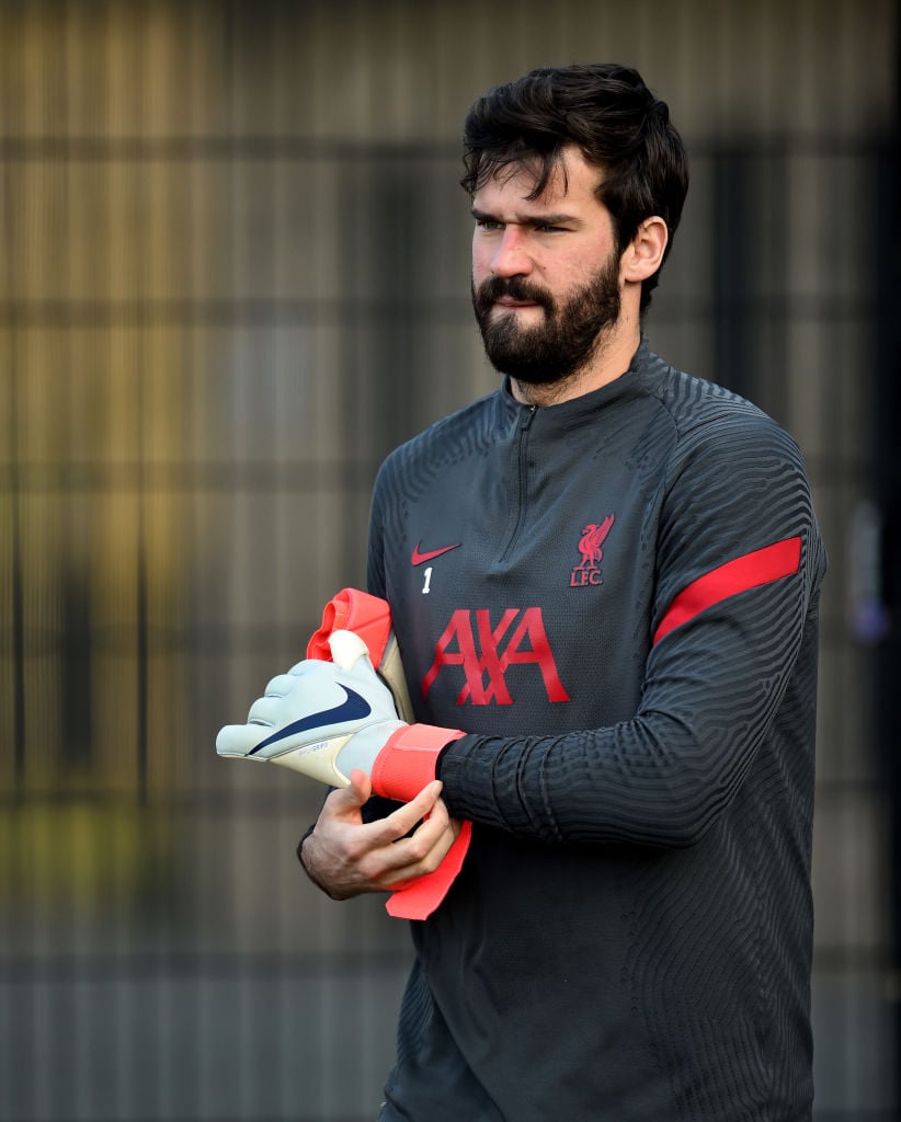 Some Liverpool fans have reacted to news that Alisson is set to return against Chelsea