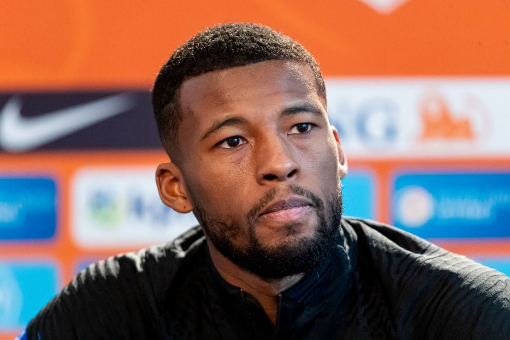 Press Conference and Training of Dutch National Soccer Team