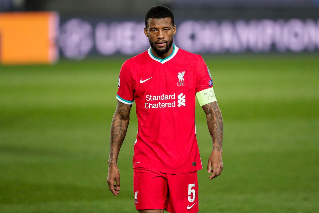 Graeme Souness has slammed Gini Wijnaldum for his lack of intensity this season