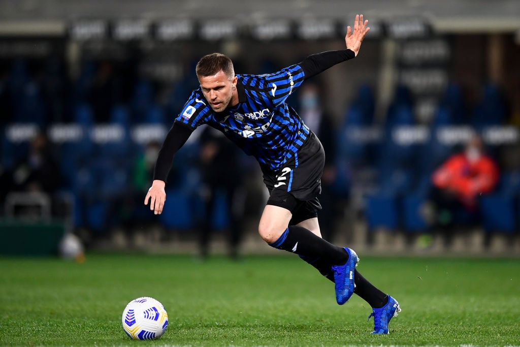 Josip Ilicic of Atalanta BC in action during the Serie A