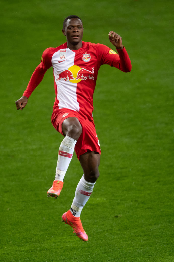 Liverpool target Patson Daka has scooped the Player of the Season award in the Austrian Bundesliga