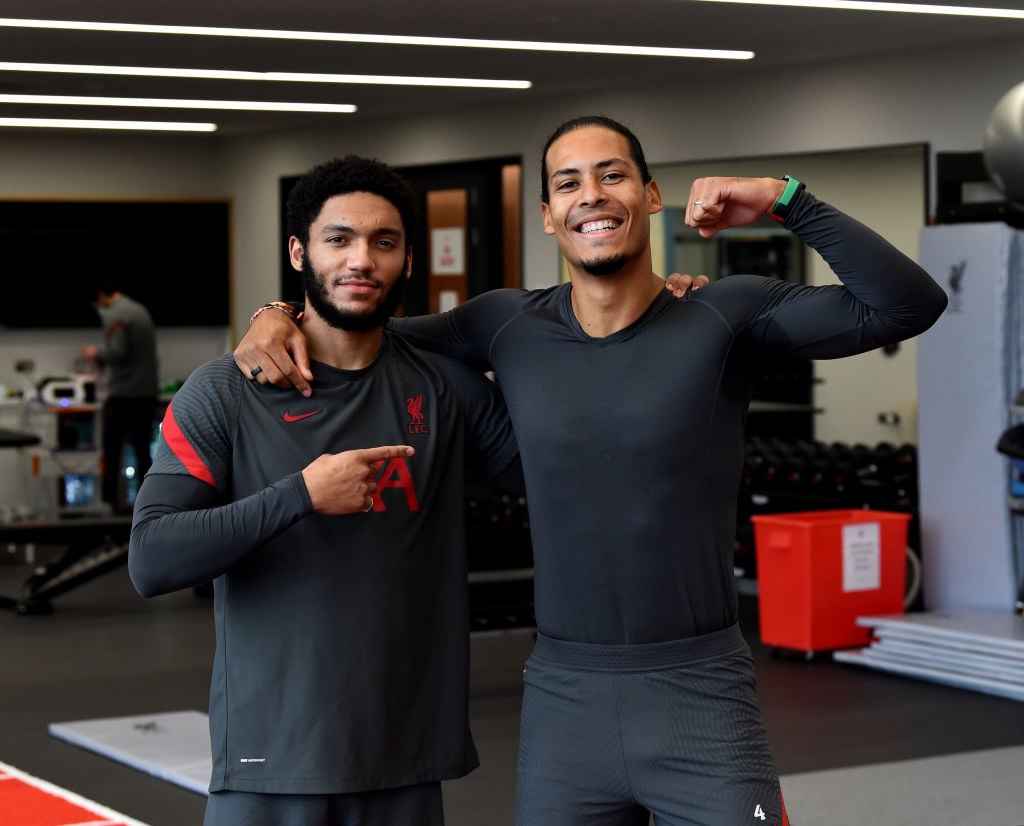 Virgil van Dijk and Joe Gomez Continues 

 Rehabilitation at Liverpool