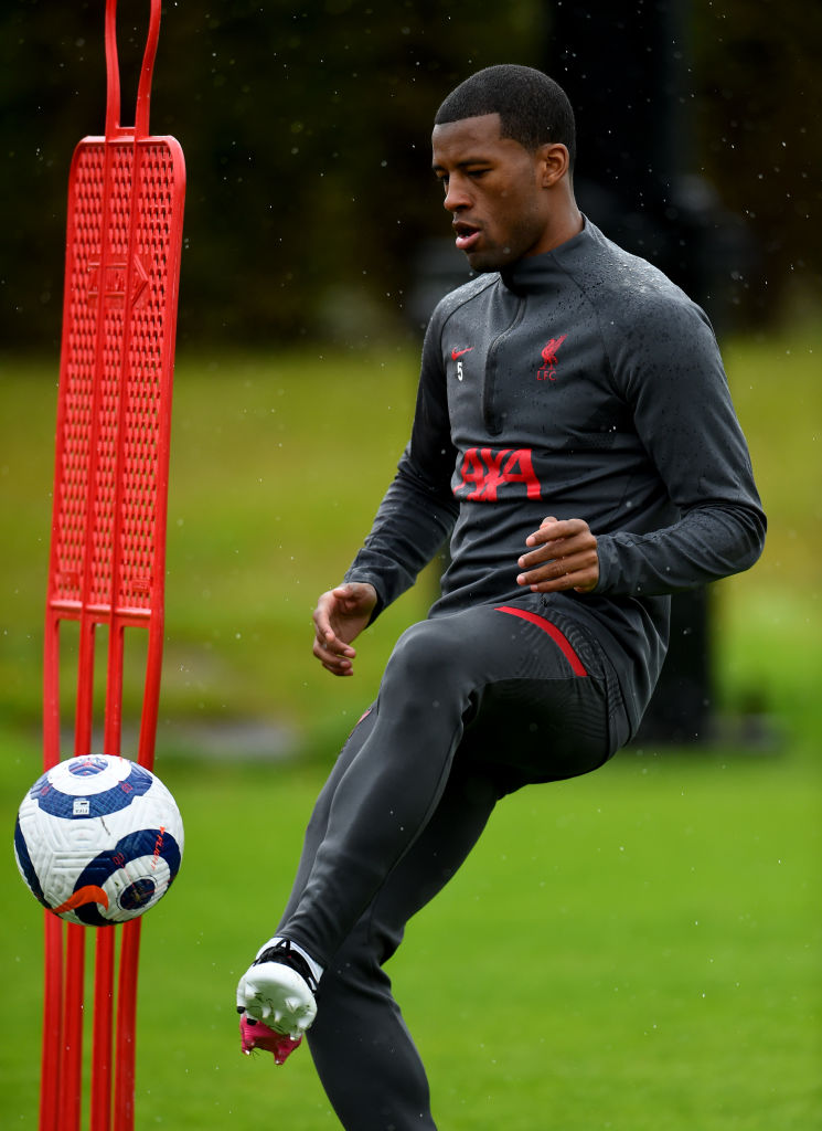 Liverpool fans have been saying goodbye to Gini Wijnaldum
