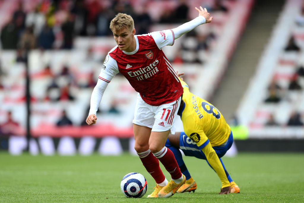 Liverpool linked Martin Odegaard is available for around £51m.